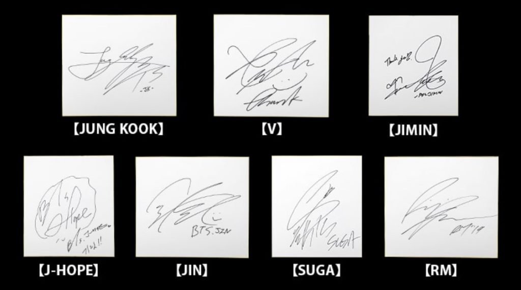 BTS サイン