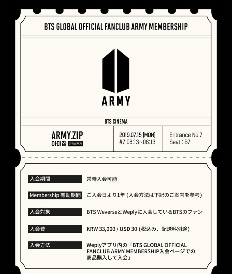 bts ファンクラブ 入り方】BTS FC継続特典 パスポートケース Vサイン