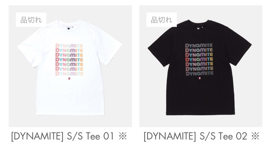 公式 BTS Dynamite Tシャツ フリーサイズ TEE01ptd