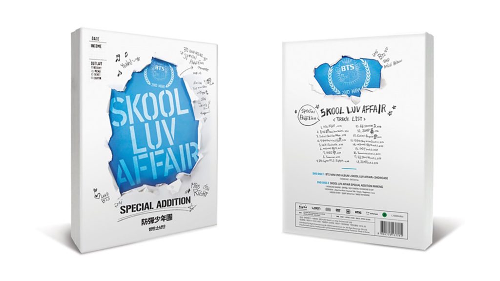 BTS 2作目のミニアルバム「Skool Luv Affair -SPECIAL ADDITION」発売 