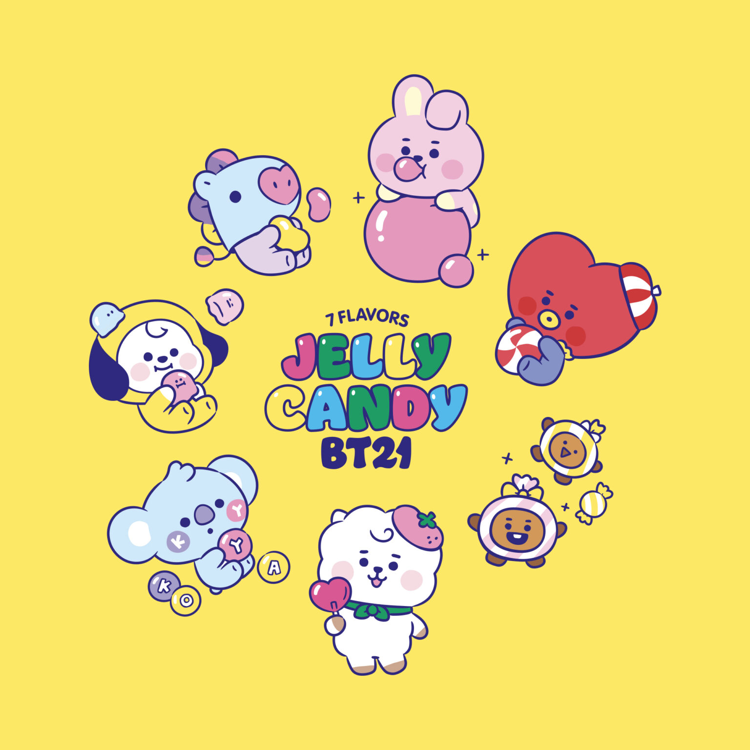 BTSLINE TinyTAN BT21  BTS     