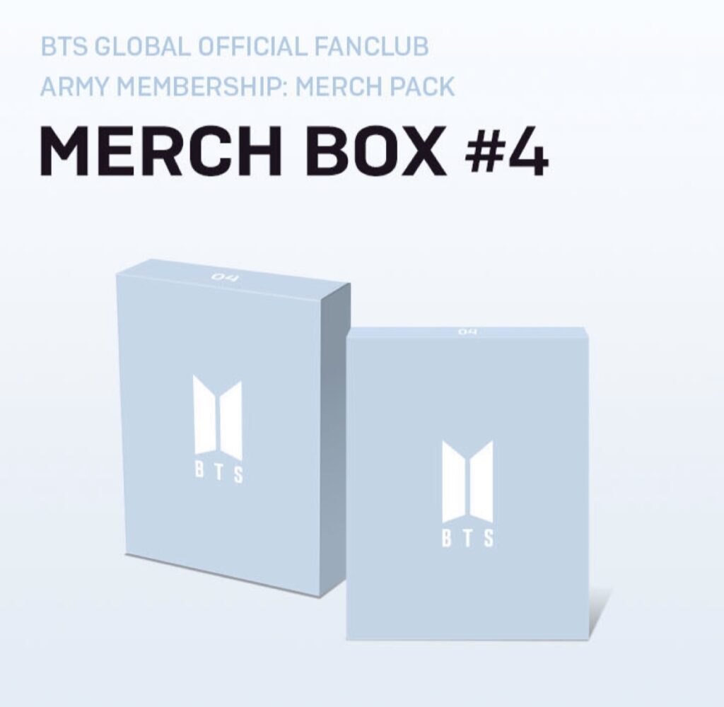 BTS ファンクラブ MERCH PACKの会員限定グッズ「Merch Box」が発売決定