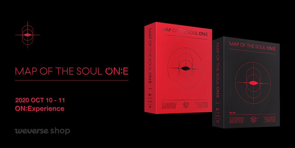 BTS MAP OF THE SOUL ON:E DVD