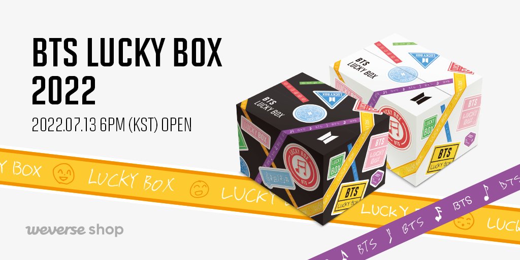 最新アイテムを海外通販 BTS LUCKY 白 ラッキーボックス 2022 BOX アイドル