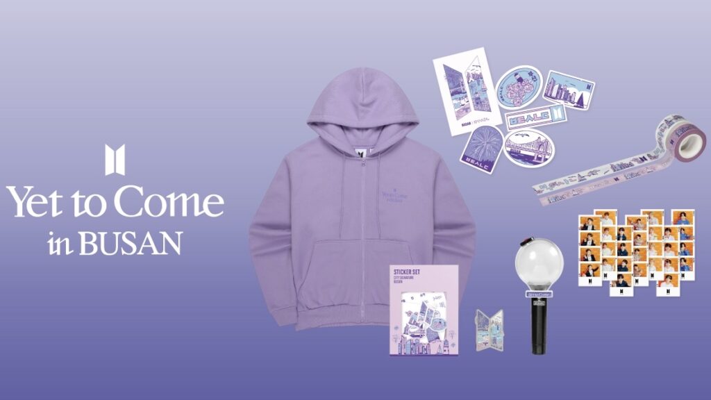 BTS 釜山コンサート「Yet To Come in BUSAN」の公式グッズが発売 