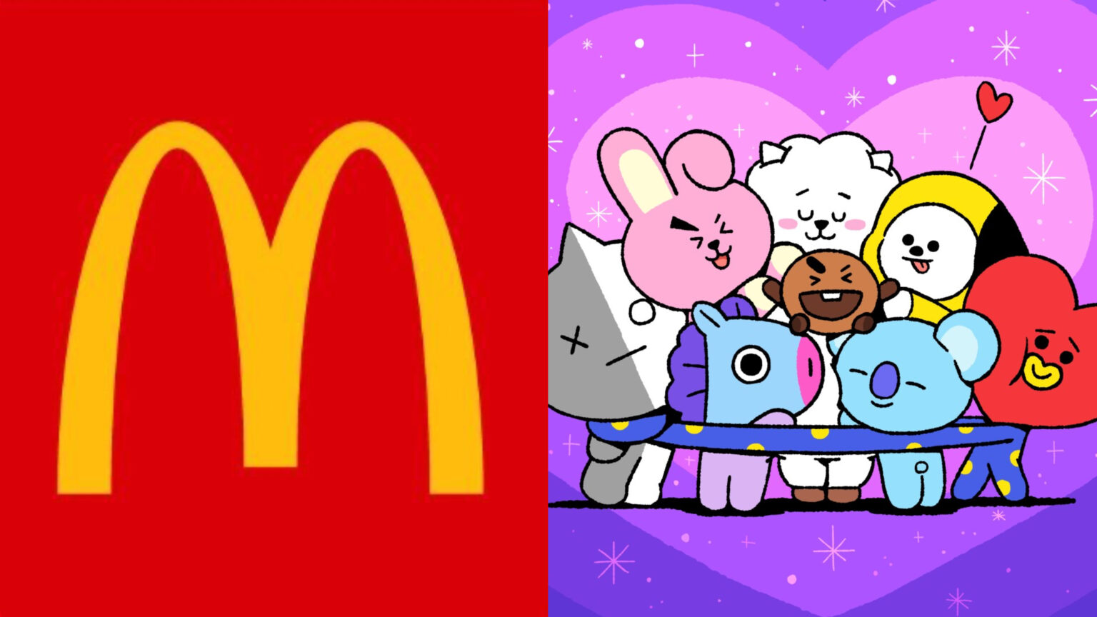 BTS コラボグッズ ファン】BT21とマクドナルドのコラボが開催決定