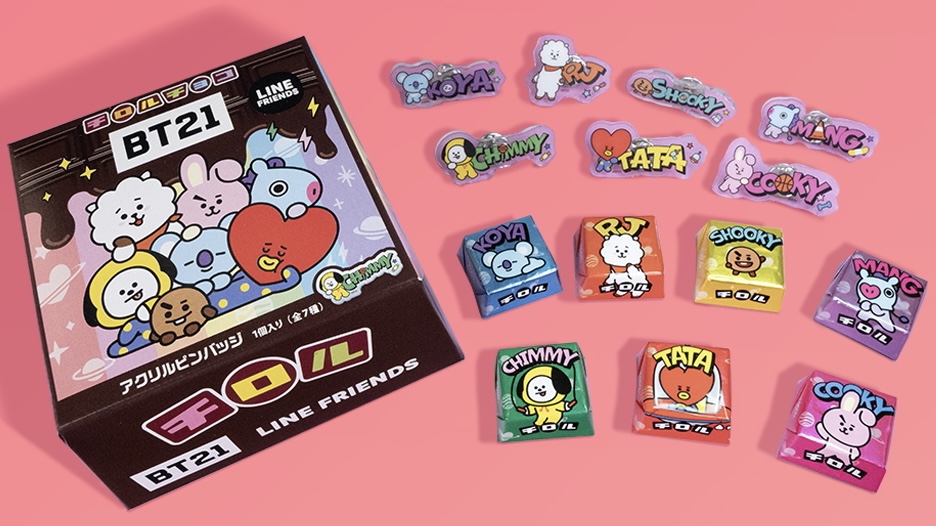 BT21のチロルチョコがオンラインでも販売決定！！発売日・購入方法