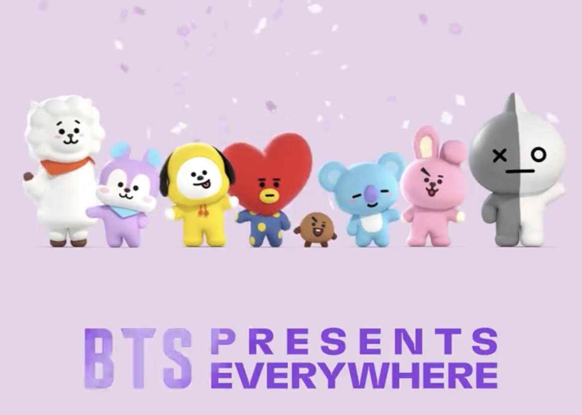 BTS BT21 イベントBT21 12/27限定価格️BT21 BTS THE JOURNEY パープル
