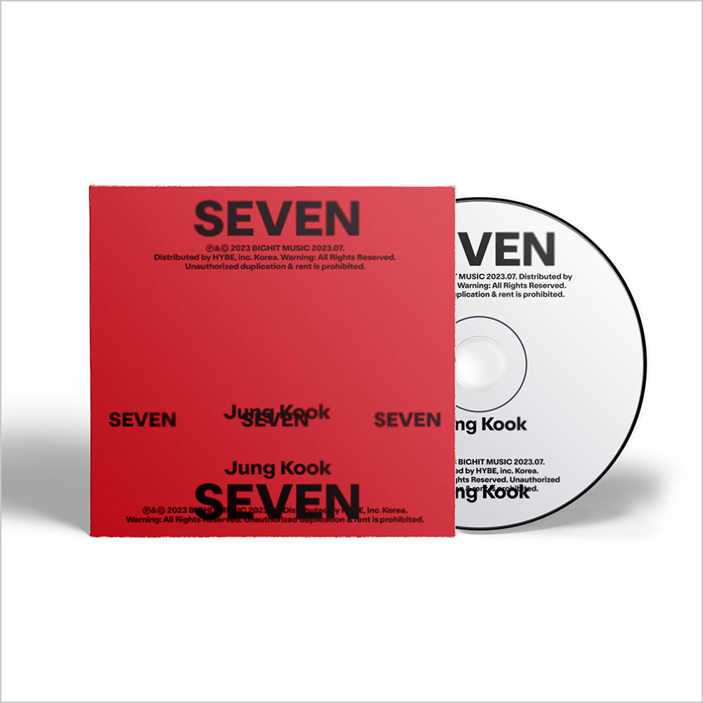 BTS ジョングク CD Seven  (weekday/weekend)