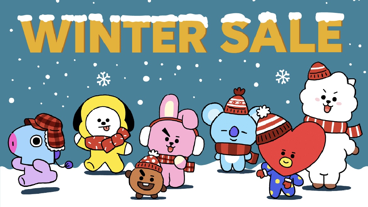 BT21のグッズを最大70％オフで買えるビッグセールが開催決定！！グッズ