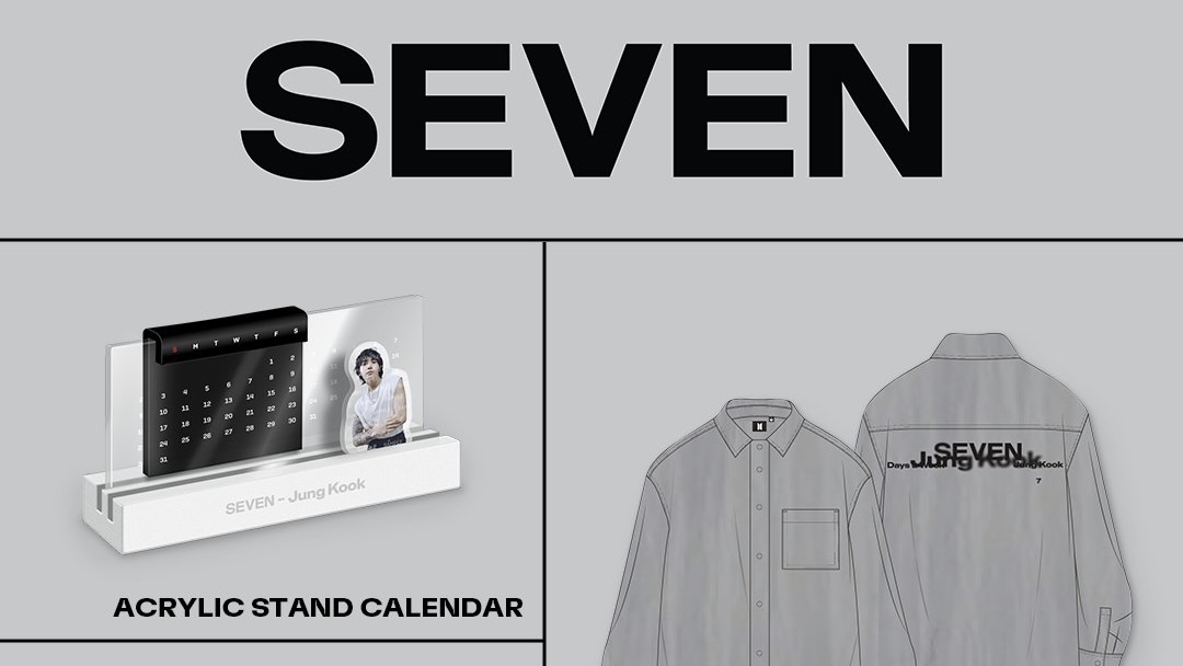BTS ジョングク「Seven」の公式グッズが再販決定！！【完売必至