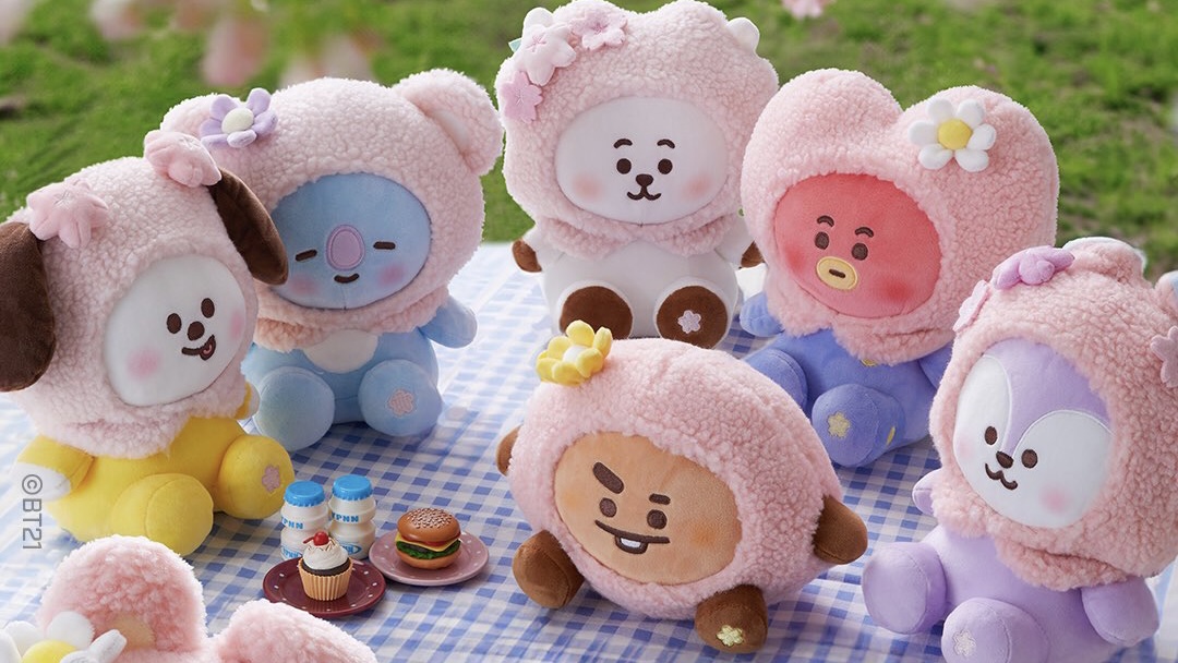 BT21の春の日のぬいぐるみ「Spring Days Edition」が日本からも購入