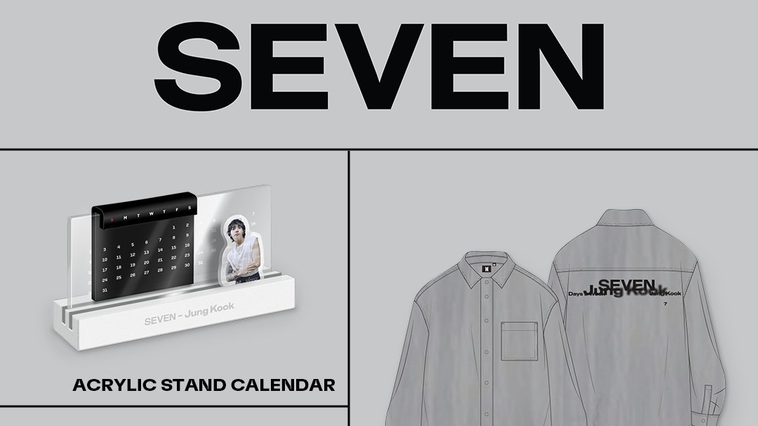 BTS ジョングク「Seven」の公式グッズが再販決定！！【完売必至