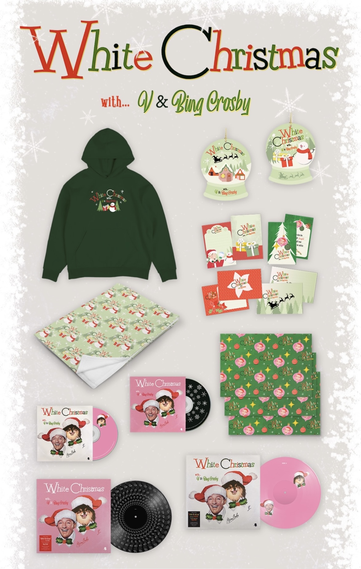 BTS テテとビング・クロスビーのデュエット曲「White Christmas」の公式グッズが発売決定！！発売日・購入方法 | BTS 防弾少年団  【情報サイト】
