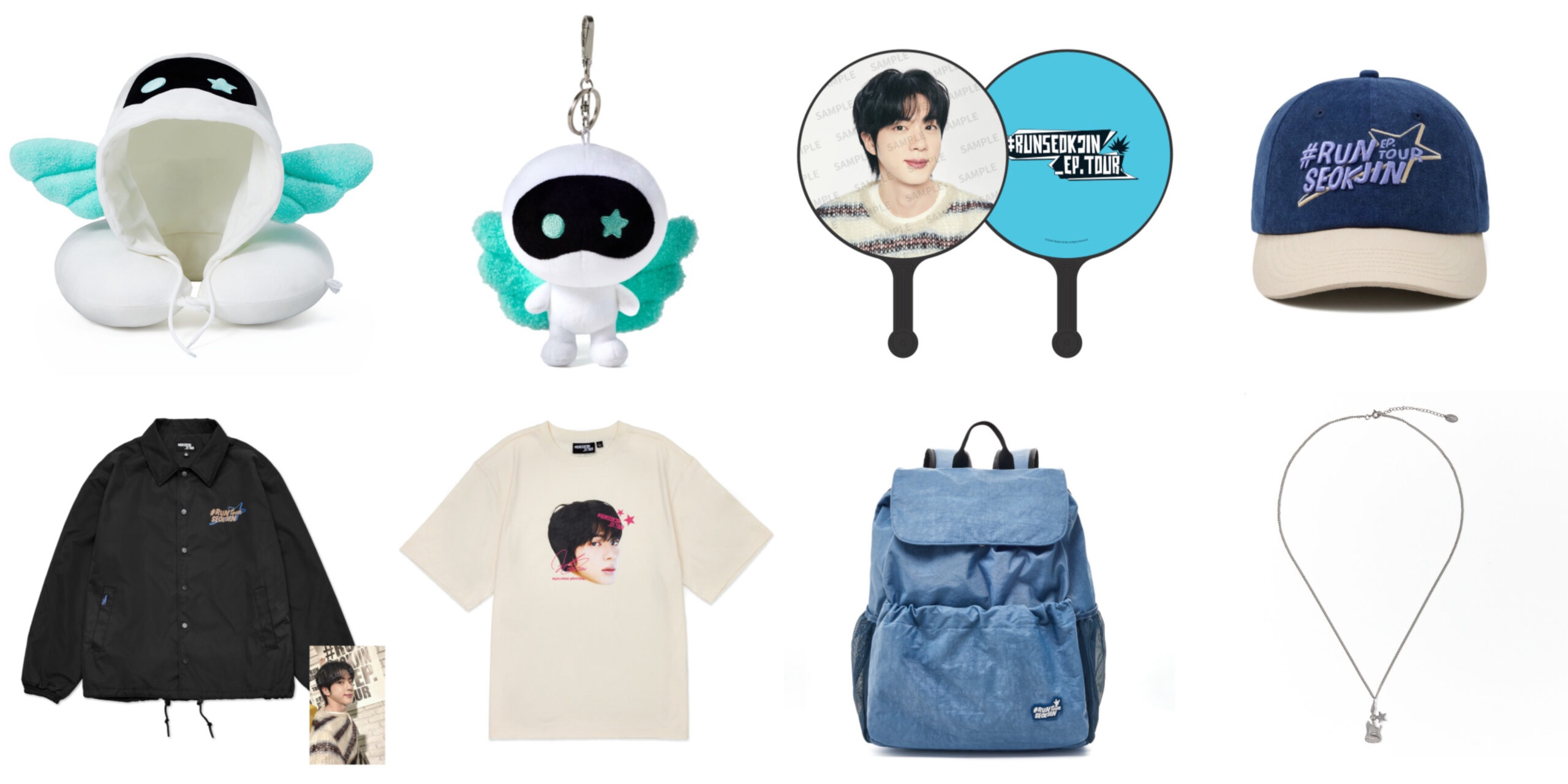BTS ジンのソロツアー「RUNSEOKJIN_EP.TOUR」の公式グッズが発売