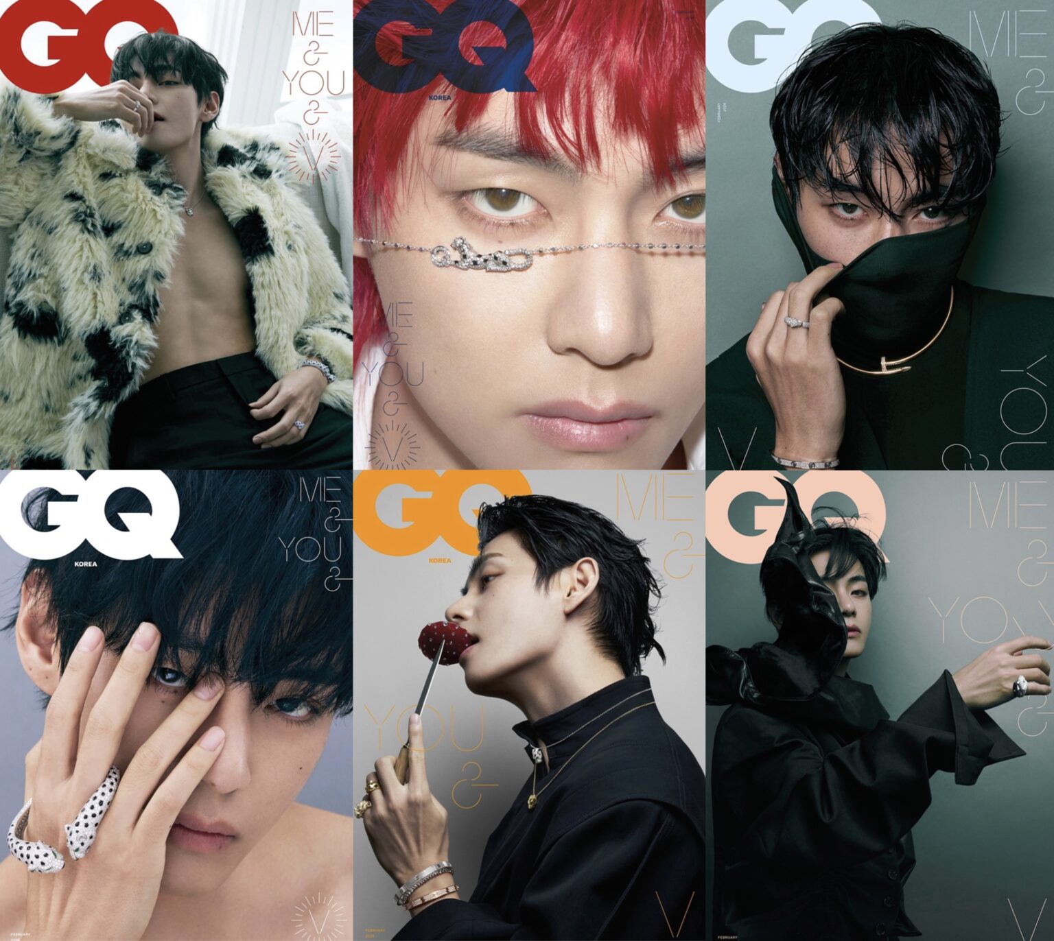 BTS テテが6種類の表紙を飾った雑誌「GQ KOREA」2026年2月号が発売決定!!発売日・予約方法 | BTS 防弾少年団 【まとめ情報サイト】